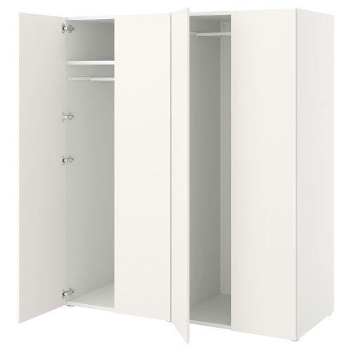 IKEA - PLATSA/FONNES, PLATSA wardrobe, white, 160x57x181 cm