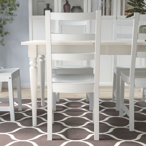 IKEA - NORDVIKEN, wooden chair, white