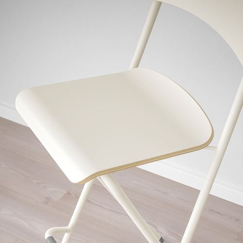 IKEA - FRANKLIN, bar chair, white, 74 cm