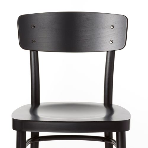 IKEA - IDOLF, wooden chair, black