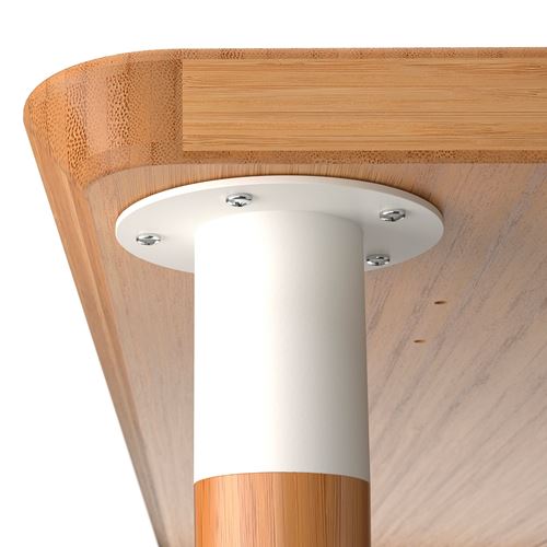 IKEA - ANFALLARE/HILVER, çalışma masası, bambu, 140x65 cm