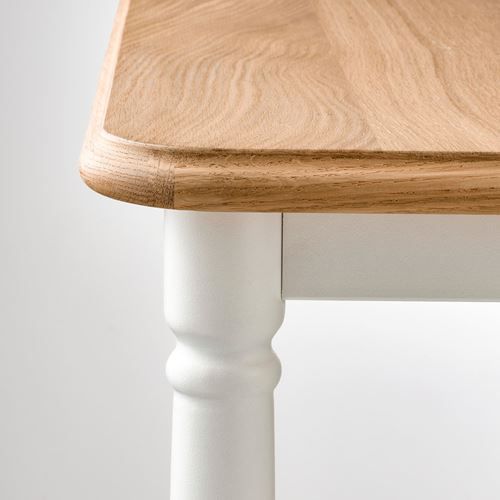 IKEA - DANDERYD, bench, oak/white, 90x35 cm