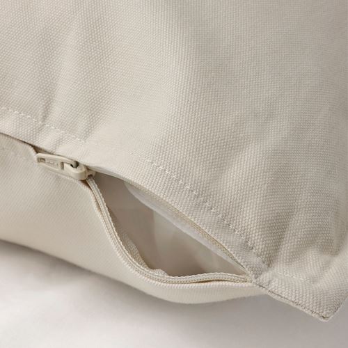 IKEA - GURLI, kırlent kılıfı, kırık beyaz, 65x65 cm