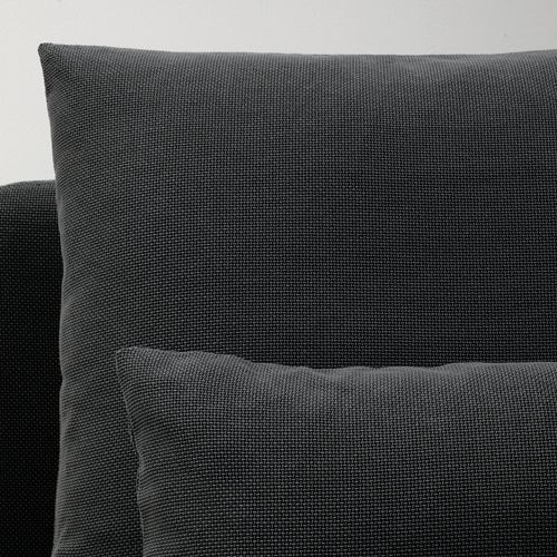 IKEA - SÖDERHAMN, 3-seat sofa and chaise longue, fridtuna dark grey