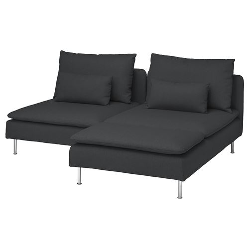 IKEA - SÖDERHAMN, 2-seat sofa, fridtuna dark grey