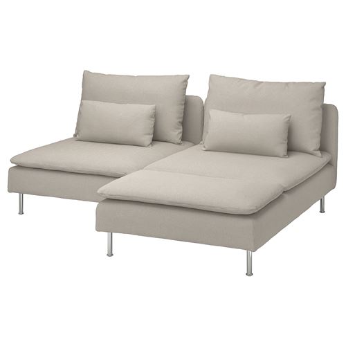 IKEA - SÖDERHAMN, 2-seat sofa, fridtuna light beige