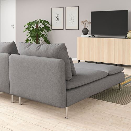 IKEA - SÖDERHAMN, 2-seat sofa, tonerud grey