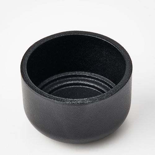 IKEA - HEDERVARD, tealight mumluk, siyah, 3 cm