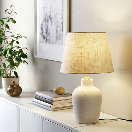 IKEA - BLIDVADER, lampshade, off white