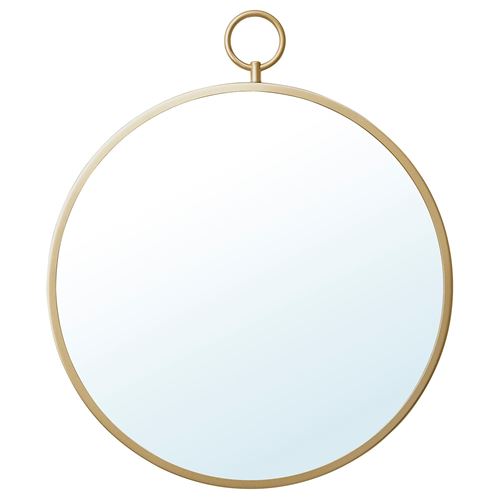 IKEA - GRYTAS, table mirror, golden colour, 25 cm