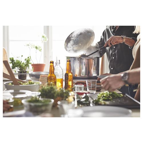 IKEA - IKEA 365+, steel pot, stainless steel, 10 l
