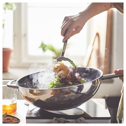 IKEA - IKEA 365+, wok tava, paslanmaz çelik, 32 cm