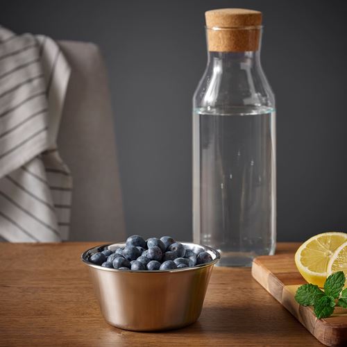 IKEA - GRILLTIDER, stainless steel serving bowl, stainless steel, 13 cm