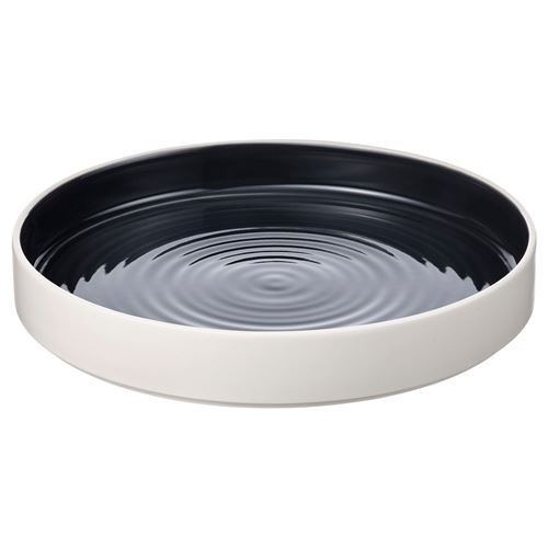 IKEA - OMBONAD, serving plate, grey, 29 cm