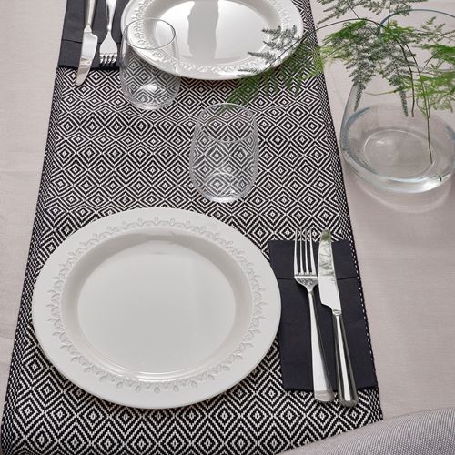 IKEA - PARADISISK, plate set, off white, 26 cm