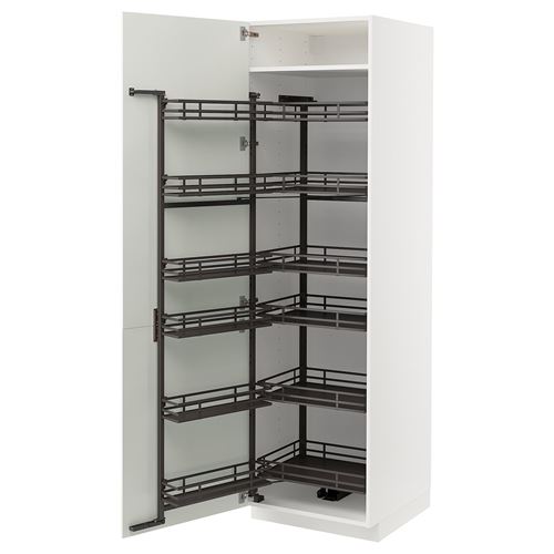 IKEA - METOD, pantry cabinet, BODBYN off-white, 60x60x200 cm