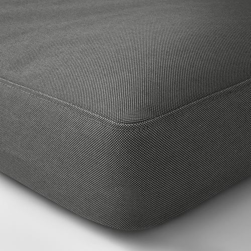 IKEA - FRÖSÖN/DUVHOLMEN, seat cushion, dark grey, 124x62 cm