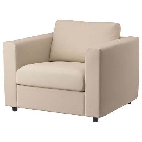 IKEA - VIMLE, armchair, hallarp beige