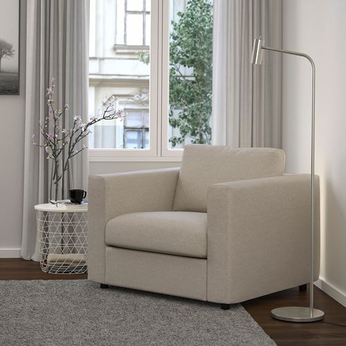 IKEA - VIMLE, armchair, Gunnared beige