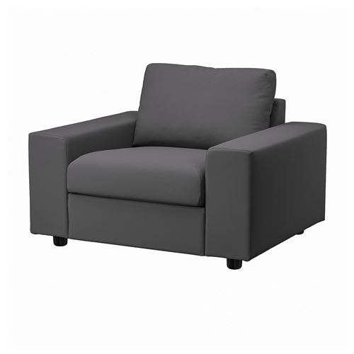 IKEA - VIMLE, armchair, hallarp grey