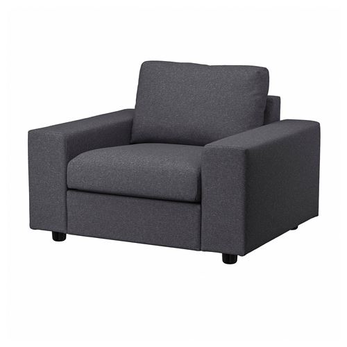 IKEA - VIMLE, armchair, Gunnared medium grey