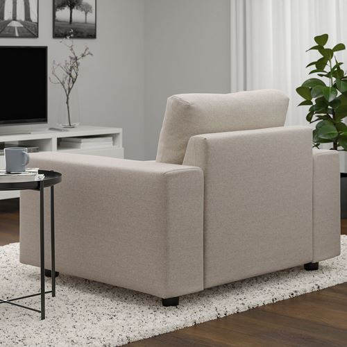 IKEA - VIMLE, armchair, Gunnared beige