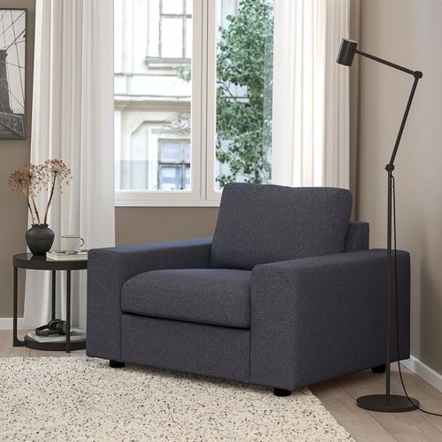 IKEA - VIMLE, armchair, Gunnared medium grey