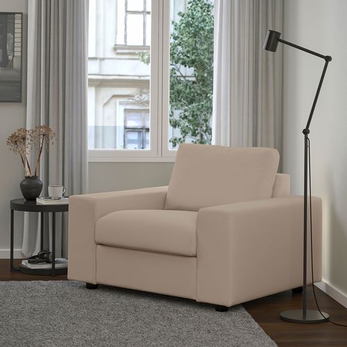 IKEA - VIMLE, armchair, hallarp beige