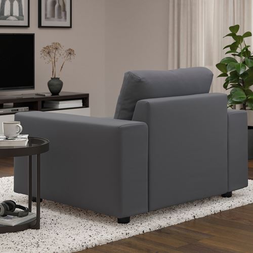 IKEA - VIMLE, armchair, hallarp grey