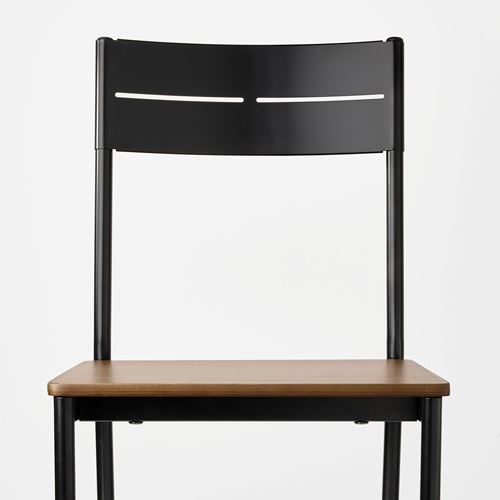 IKEA - SANDSBERG, wooden chair, black-brown