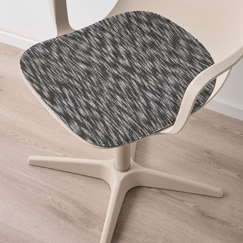 IKEA - ODGER, office chair, white-beige