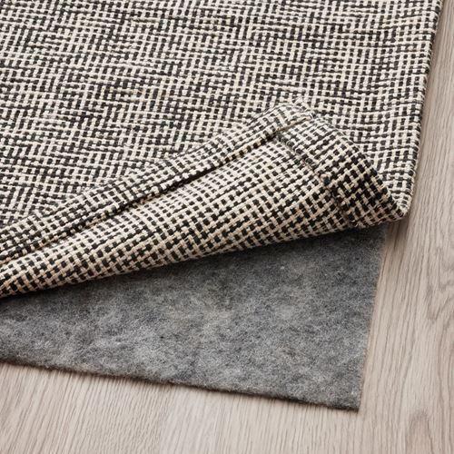 IKEA - TIPHEDE, runner rug, grey/white, 80x150 cm