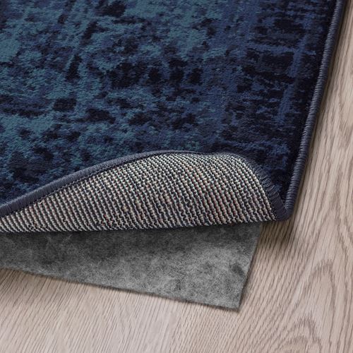 IKEA - VONSBAK, tumbled rug, dark blue, 170x230 cm