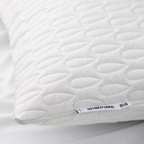 IKEA - SOTNATFJARIL, pillow protector, white, 50x60 cm