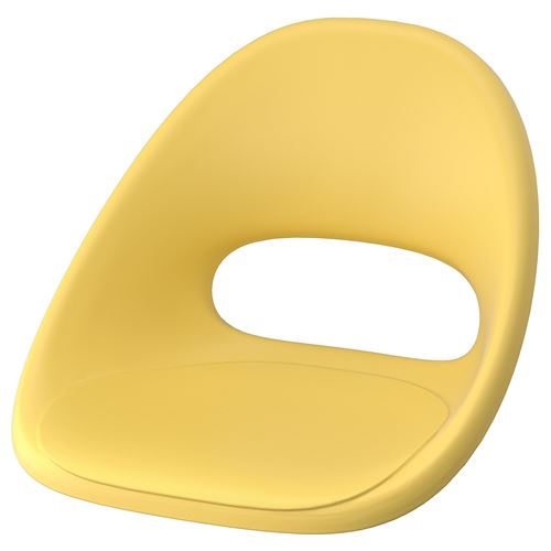 IKEA - ELDBERGET, office chair seat shell, yellow