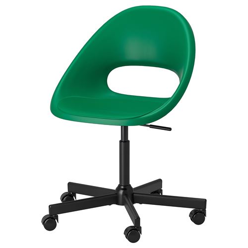 IKEA - ELDBERGET/MALSKAR, office chair, green/black