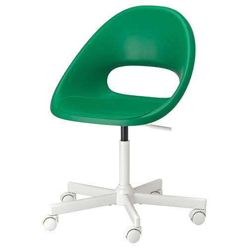 IKEA - ELDBERGET/MALSKAR, office chair, green/white