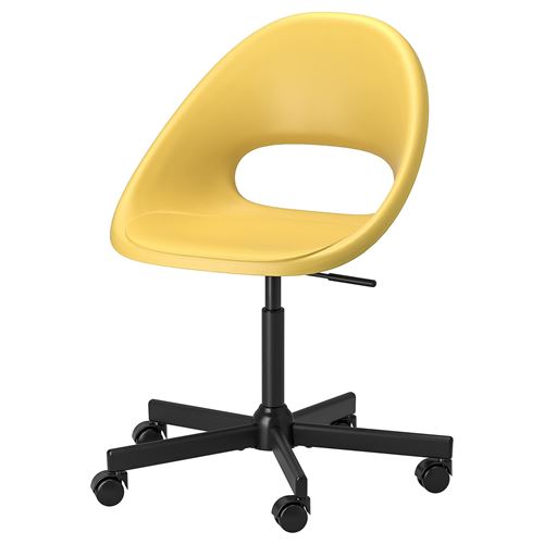 IKEA - ELDBERGET/MALSKAR, office chair, yellow-black