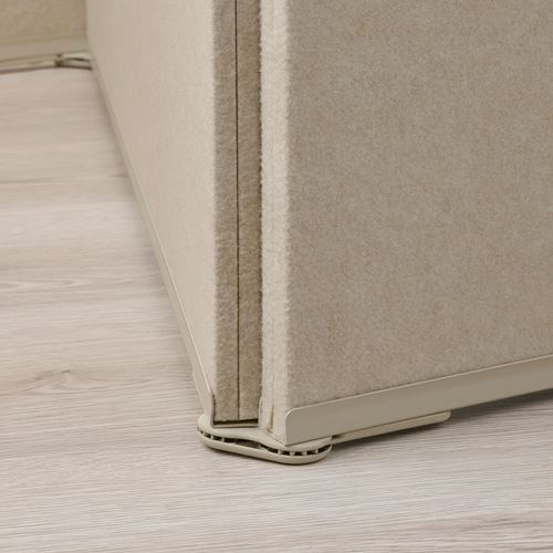 IKEA - VARHAUG, room divider, beige, 242x157 cm