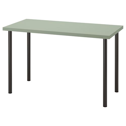 IKEA - LAGKAPTEN/ADILS, desk, light green-black, 120x60 cm