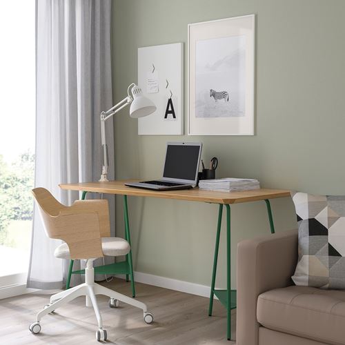 IKEA - TILLSLAG, desk leg, green