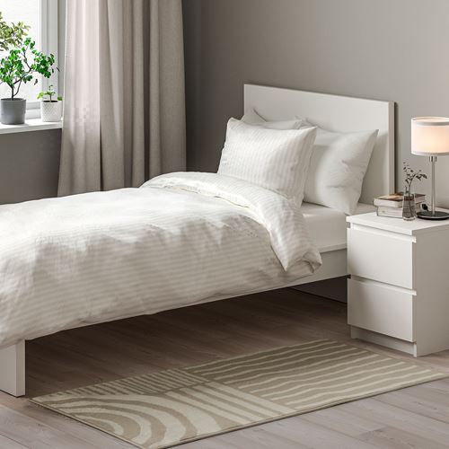 IKEA - VEJSTRUP, runner rug, beige, 80x150 cm