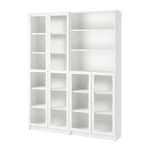 bookcase with glass door