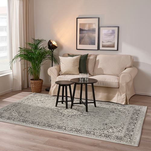 IKEA - VEDBAK, large rug, light grey, 170x230 cm