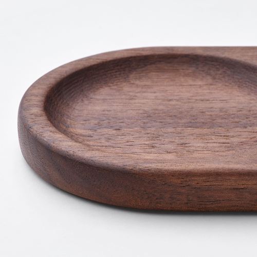 IKEA - KRÖSAMOS, yağdanlık standı, ceviz, 17x8 cm