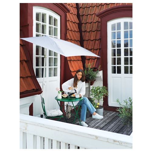 IKEA - LILLEÖ, parasol, grey, 150x100 cm
