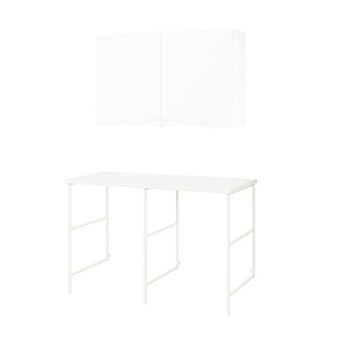 çamaşır odası ve banyo için raf kombinasyonu