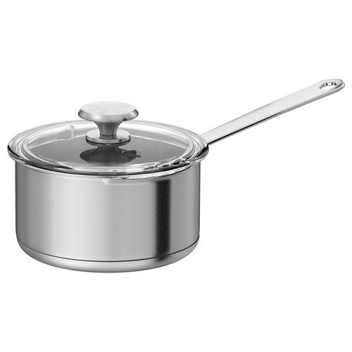 IKEA - HEMKOMST, steel sauce pan, stainless steel, 2 l