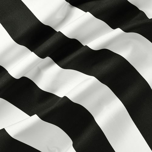 IKEA - SOFIA, fabric, striped-black, 150 cm