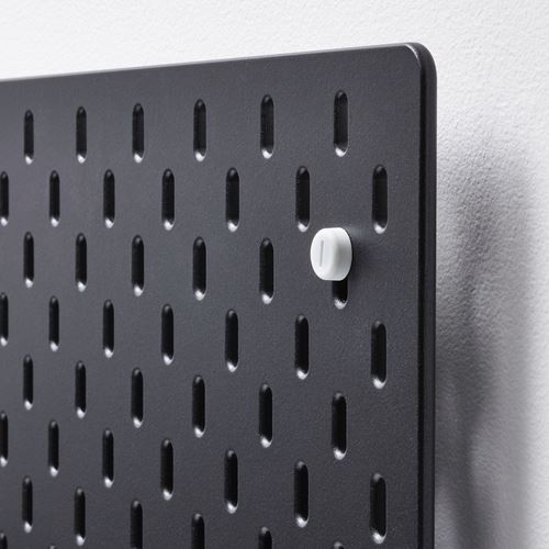 IKEA - SKADIS, pegboard, black, 56x56 cm